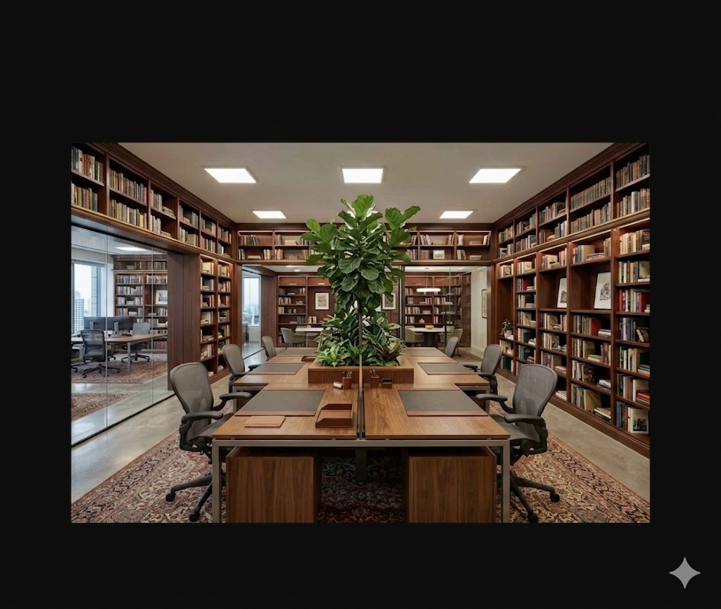 図書館スタイルのオフィス